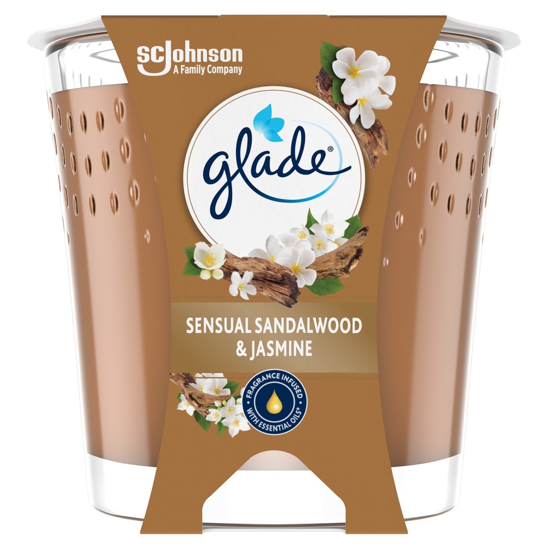 Glade Vonná sviečka Sensual Sandalwood & Jasmine 112 g