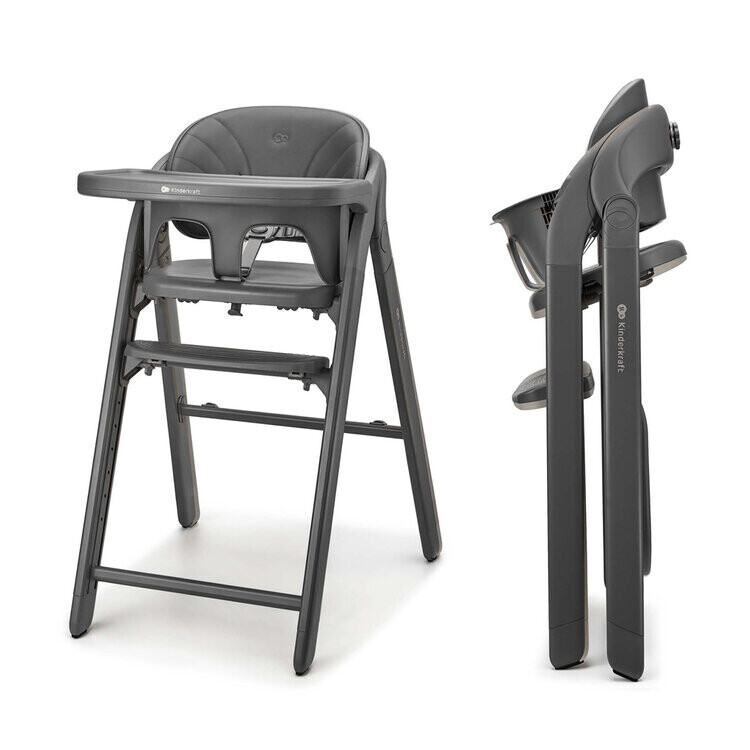 KINDERKRAFT Jedálenská stolička Tino Grey