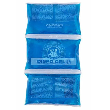 DISPO GEL Gélový obklad hrejivý-chladivý 14 x 8 x 3 cm flex 1 ks