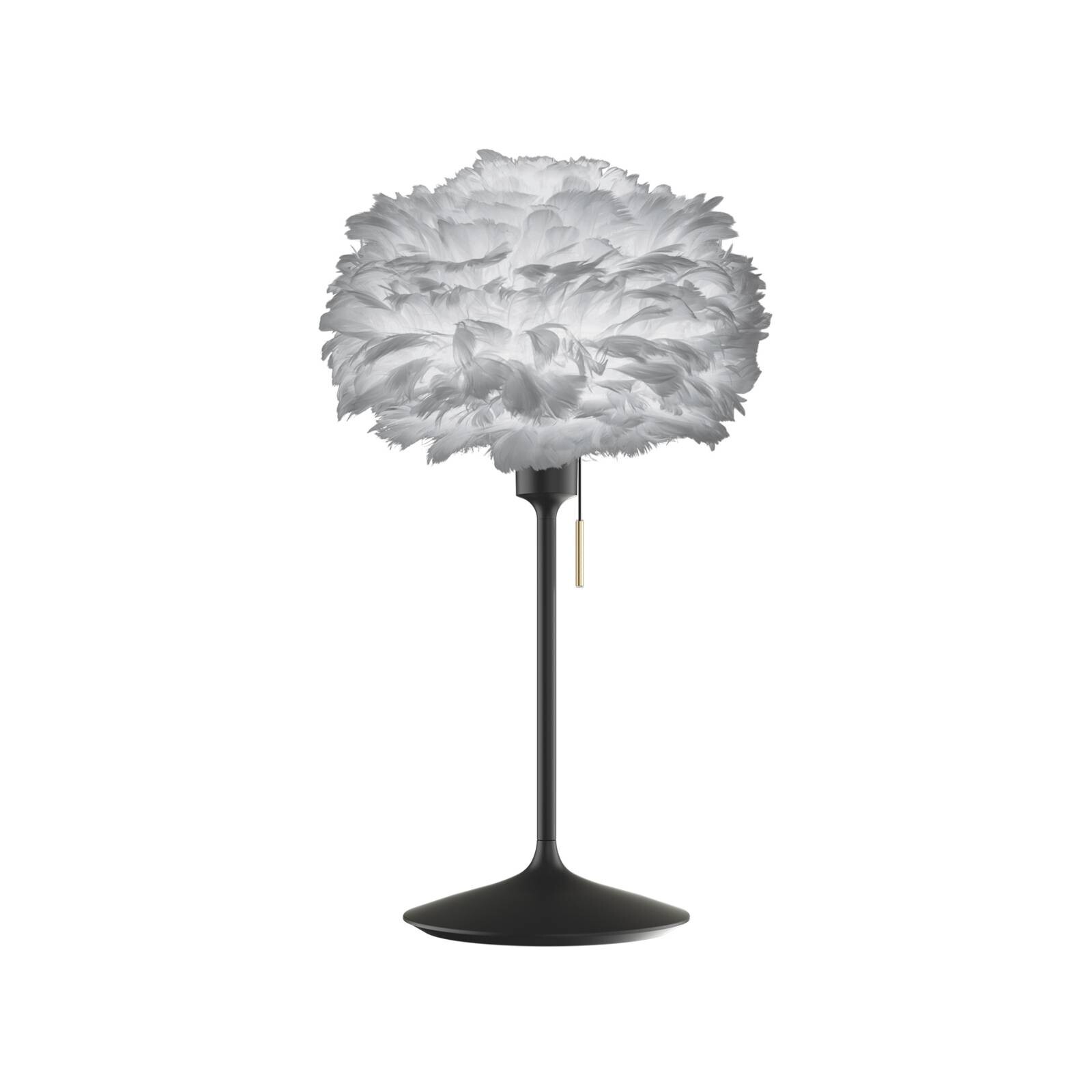 Stolná lampa UMAGE Eos Mini svetlo sivá/čierna