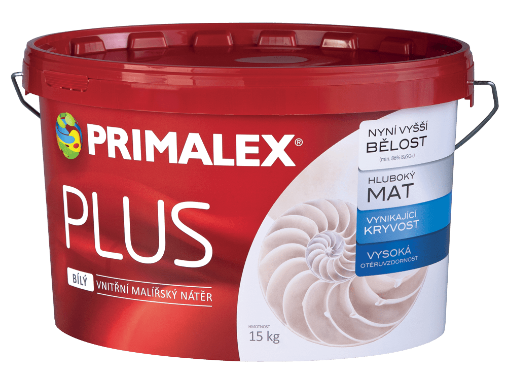 PRIMALEX PLUS - Interiérová farba s vysokou belosťou biela 15 kg