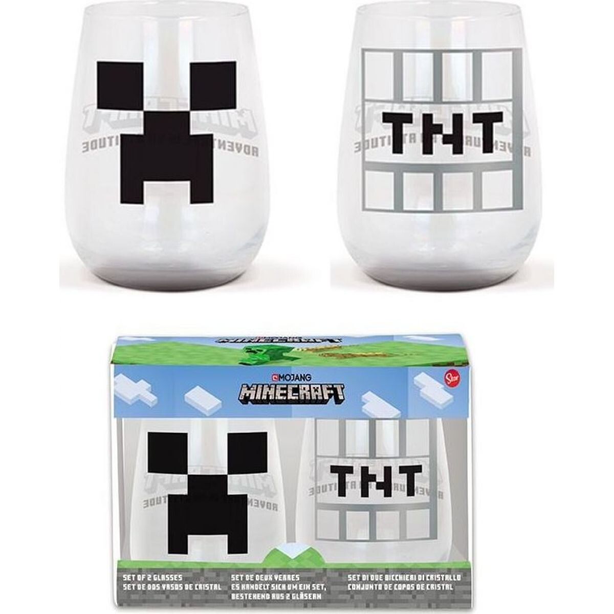 Epee Sada pohárov Minecraft 2ks 500ml