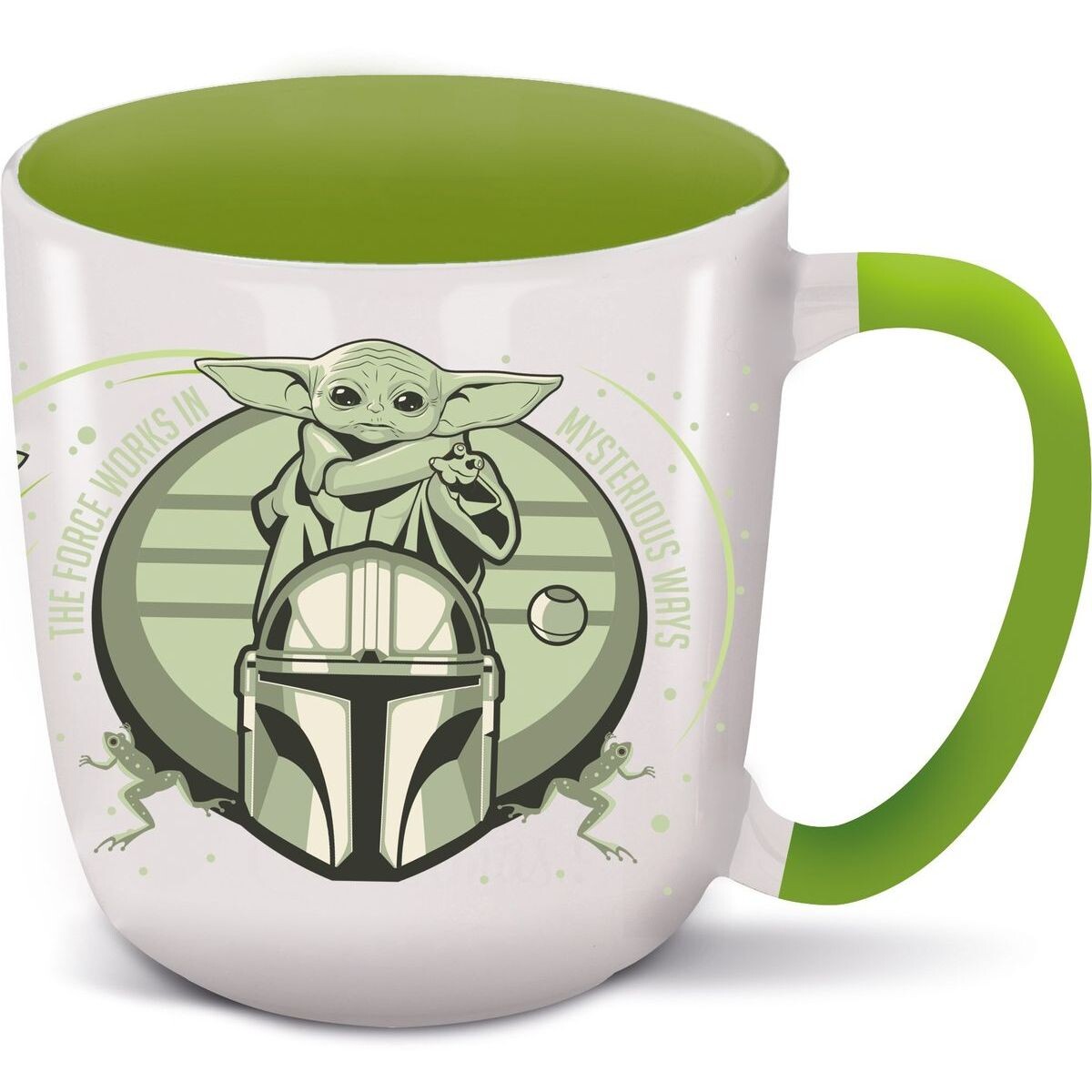 Stor Mandalorian Hrnček keramický elite Grogu