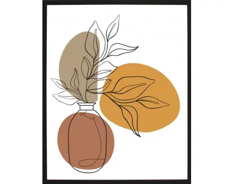 Rámovaný obraz Flora III, 40x50 cm%