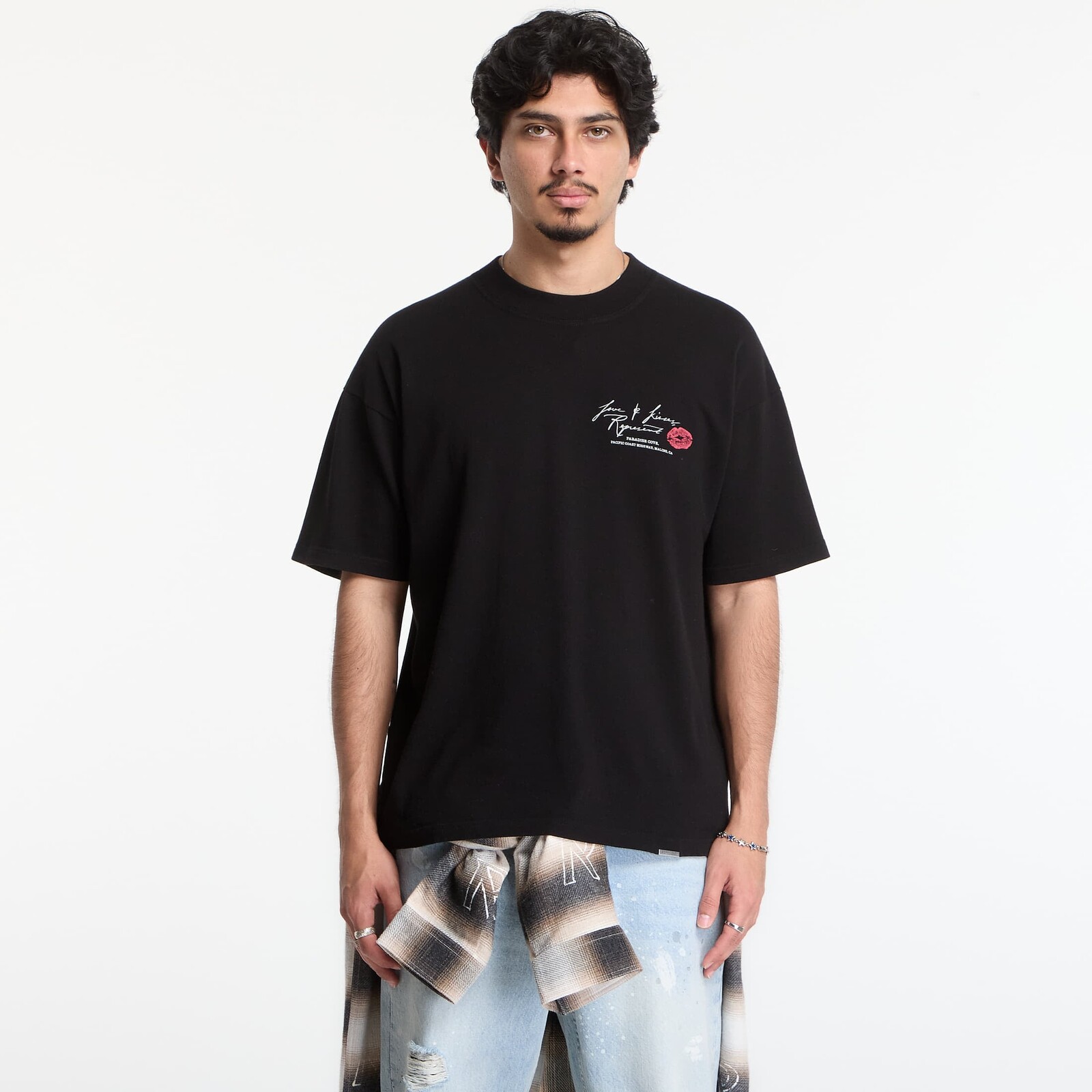 Tričko Represent Love And Kisses Tshirt UNISEX Jet Black M
