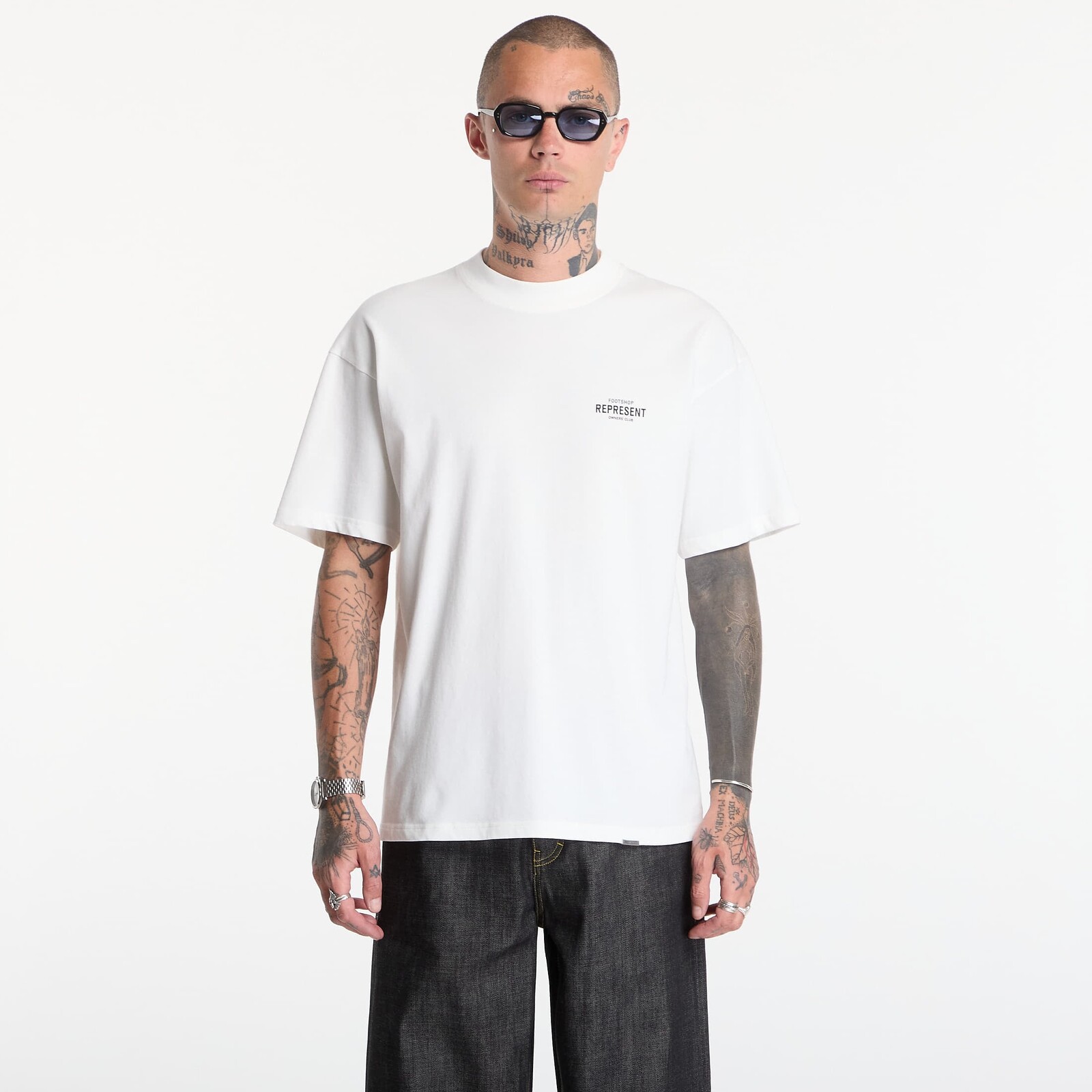 Tričko Represent x Footshop Owners Club T-Shirt Flat White M