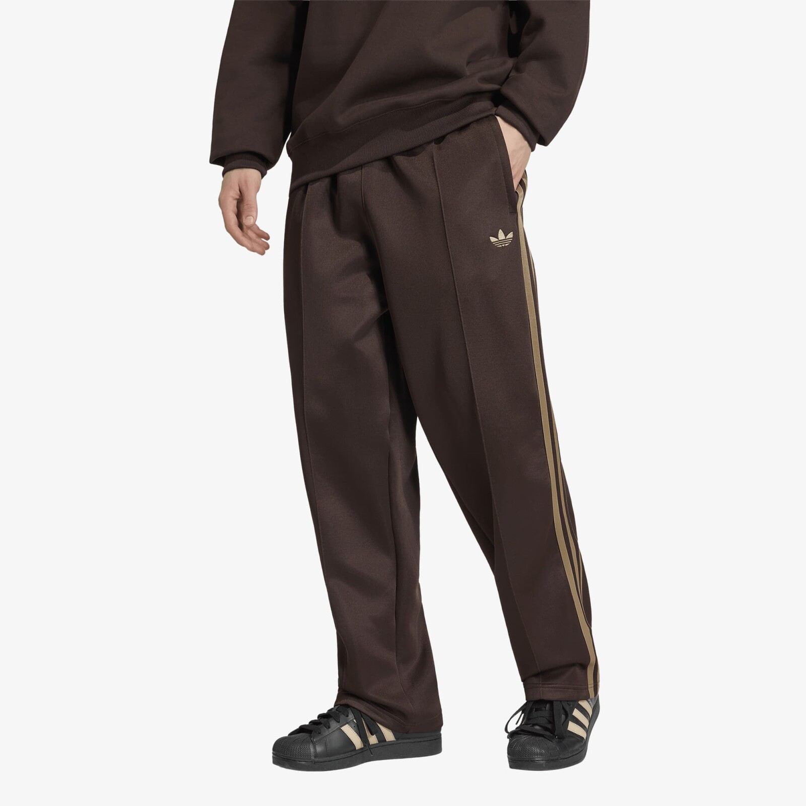 Kalhoty adidas Adicolor Spacer Baggy Trackpant Aurora Coffee XL