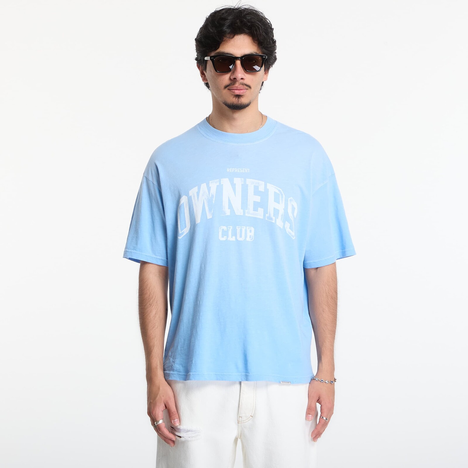 Tričko REPRESENT Owners T-Shirt UNISEX Sky Blue XL