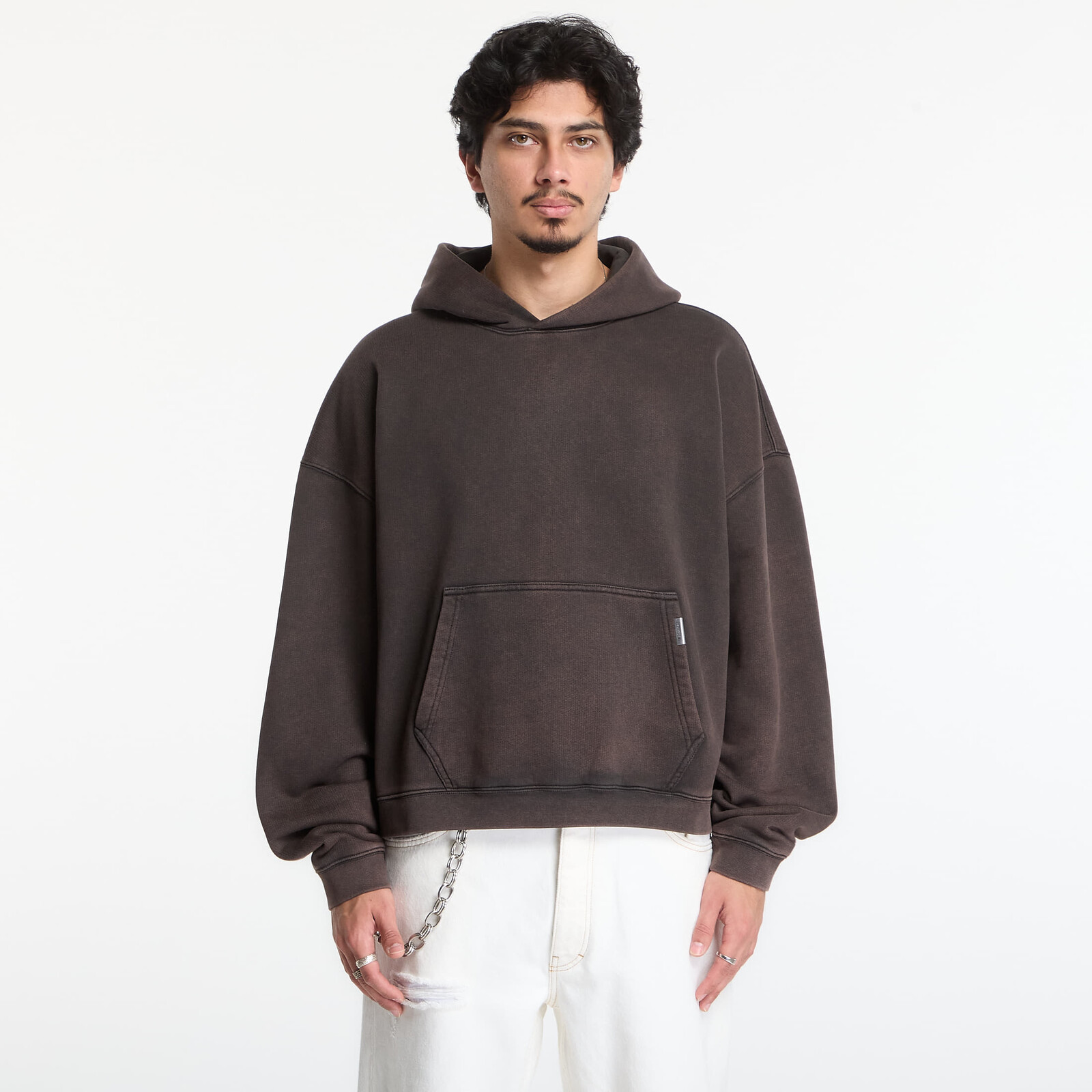 Mikina Represent Initial Boxy Hoodie UNISEX Coffee XL