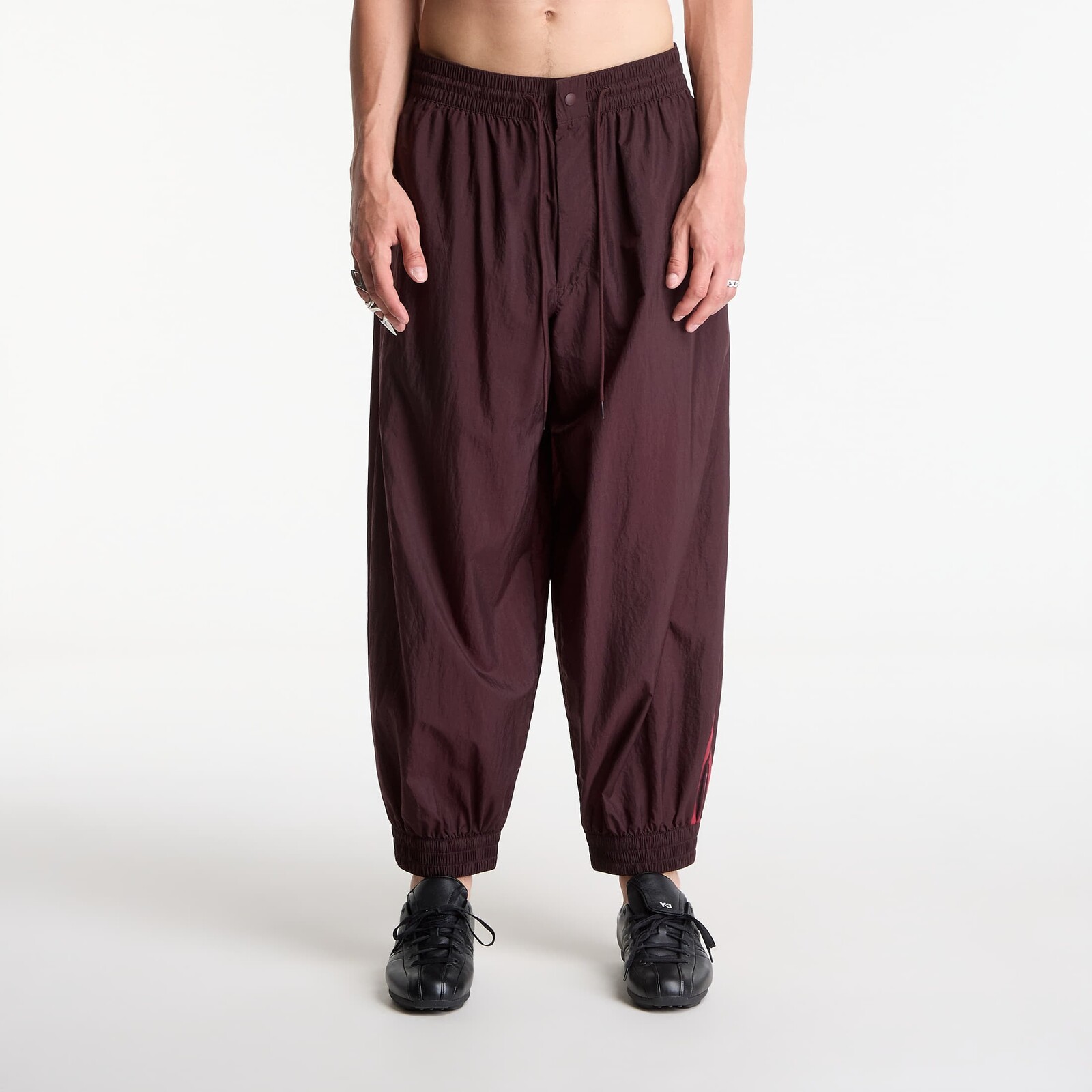 Kalhoty Y-3 Gradient 3 Stripes Nylon Track Tracksuit Bottoms Night Red S