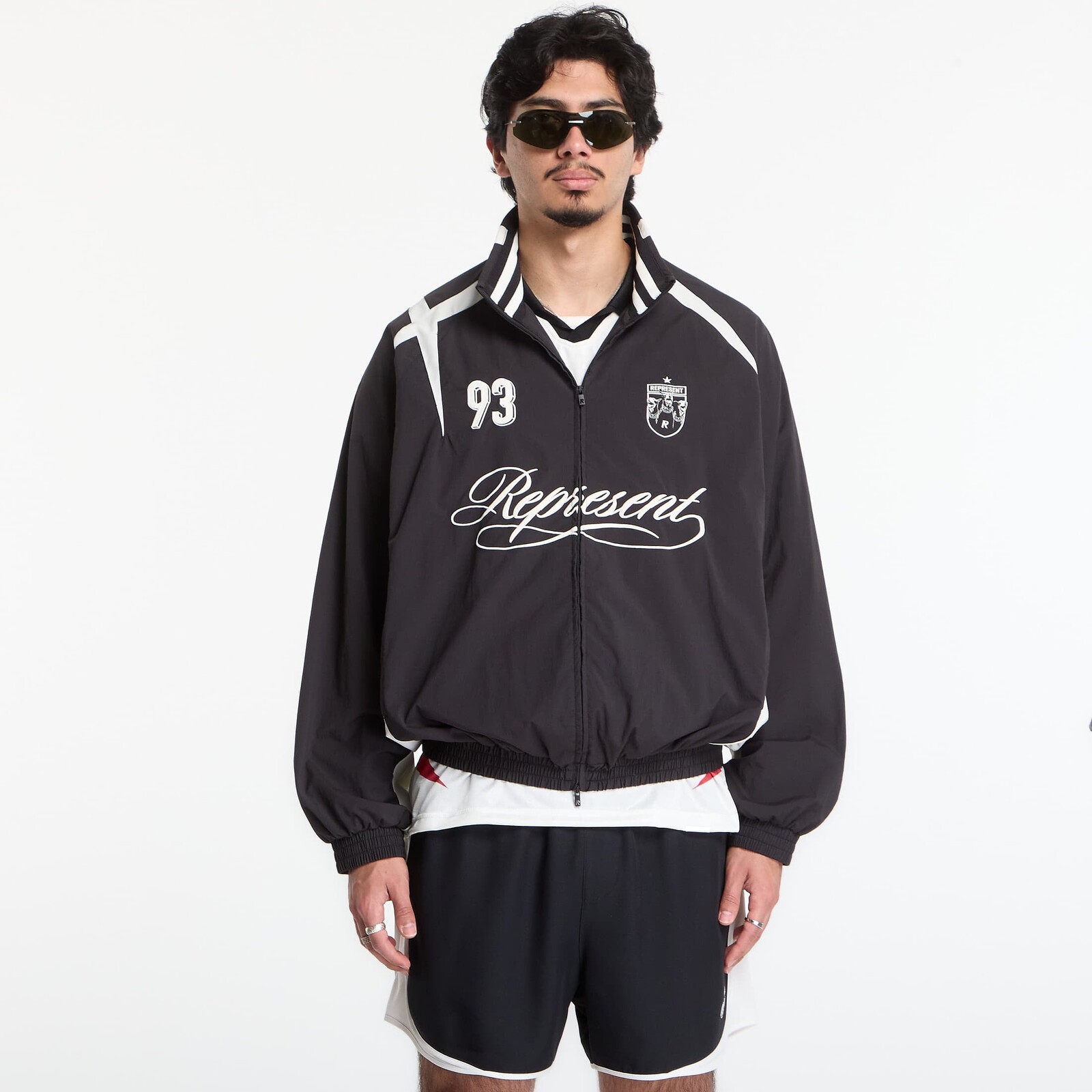 Bunda REPRESENT Woven Track Star Jacket UNISEX Jet Black M