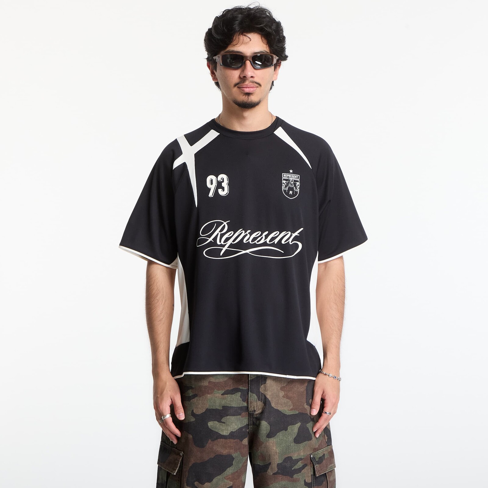 Dres REPRESENT Star Football Top UNISEX Jet Black M