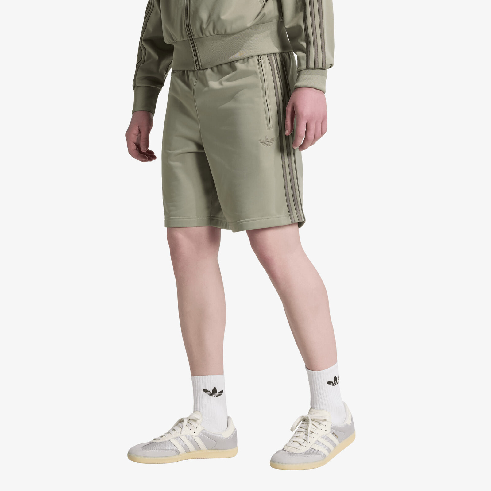 Šortky adidas Firebird Shorts Silver Pebble XXL