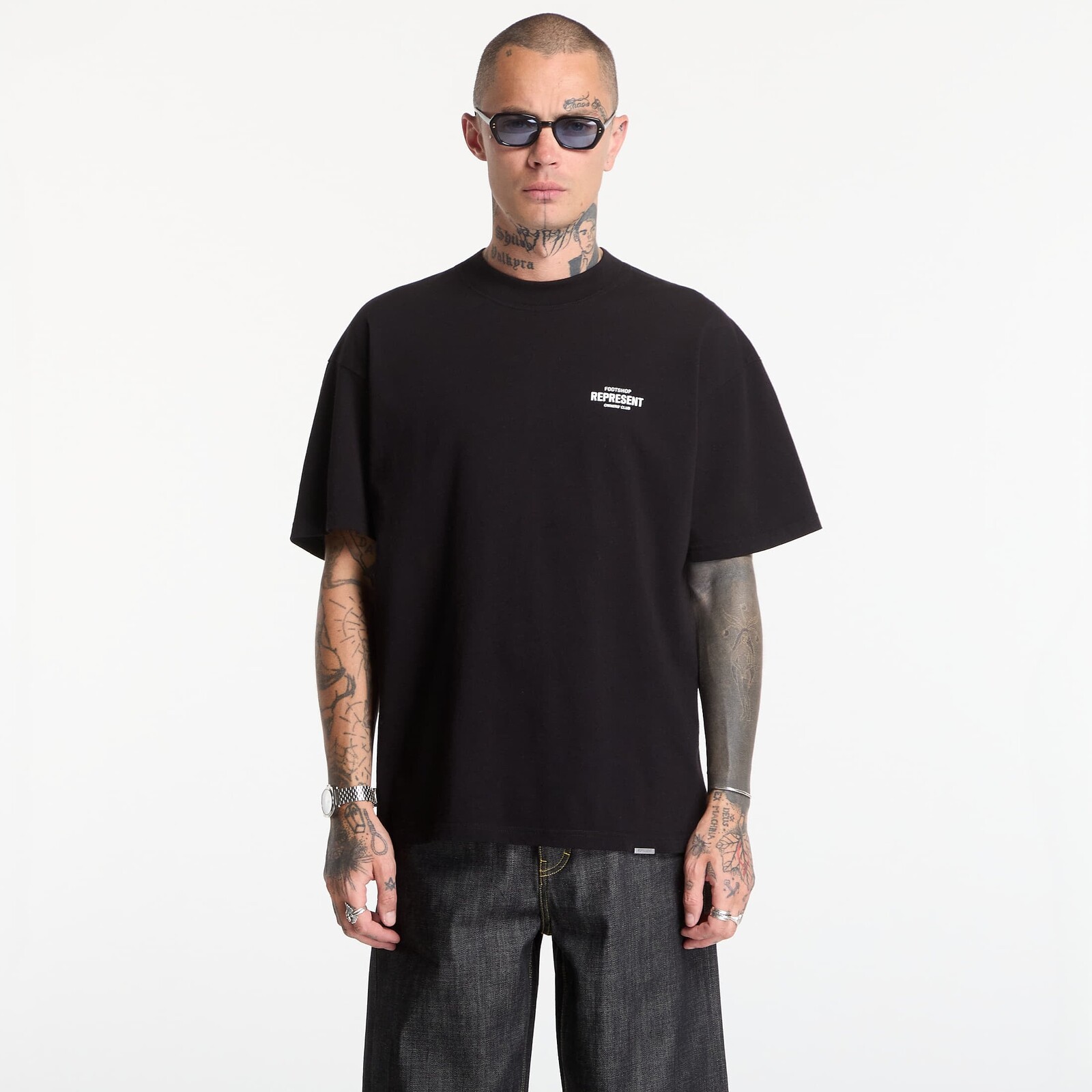 Tričko Represent x Footshop Owners Club T-Shirt Jet Black L