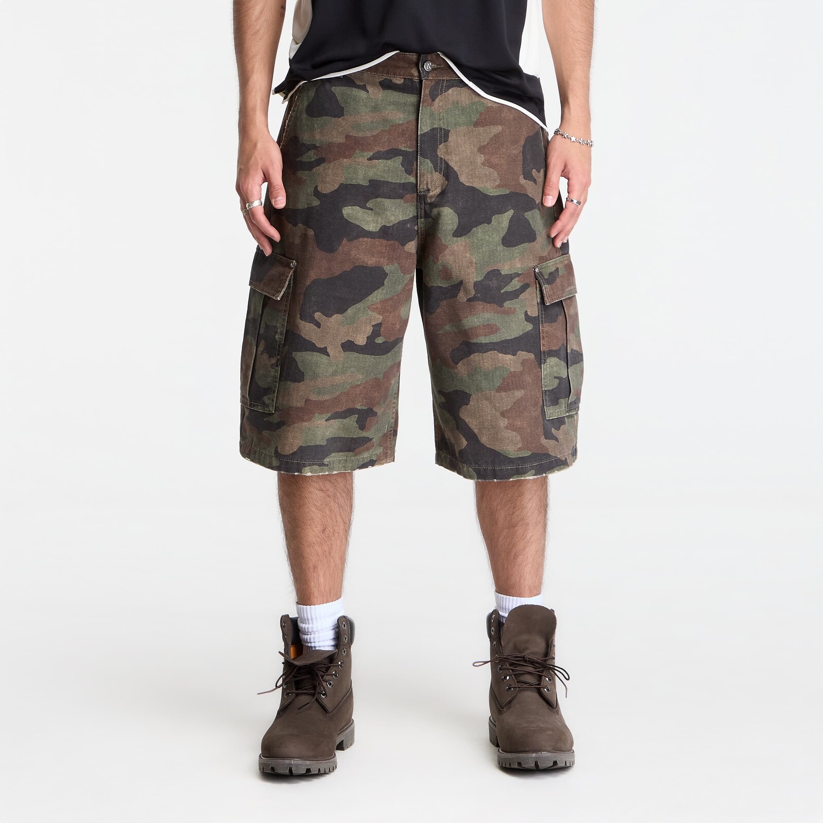 Šortky Represent Camo Cargo Short Camo XL