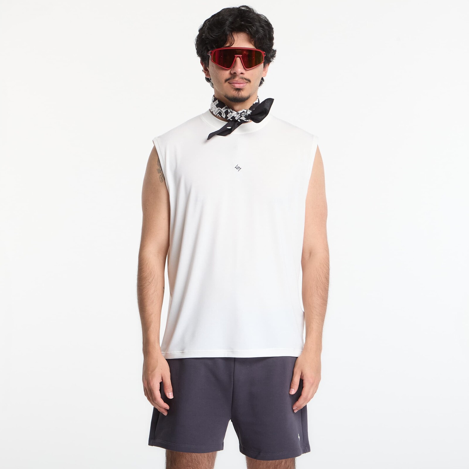 REPRESENT 247 Dna Oversized Tank UNISEX Flat White L