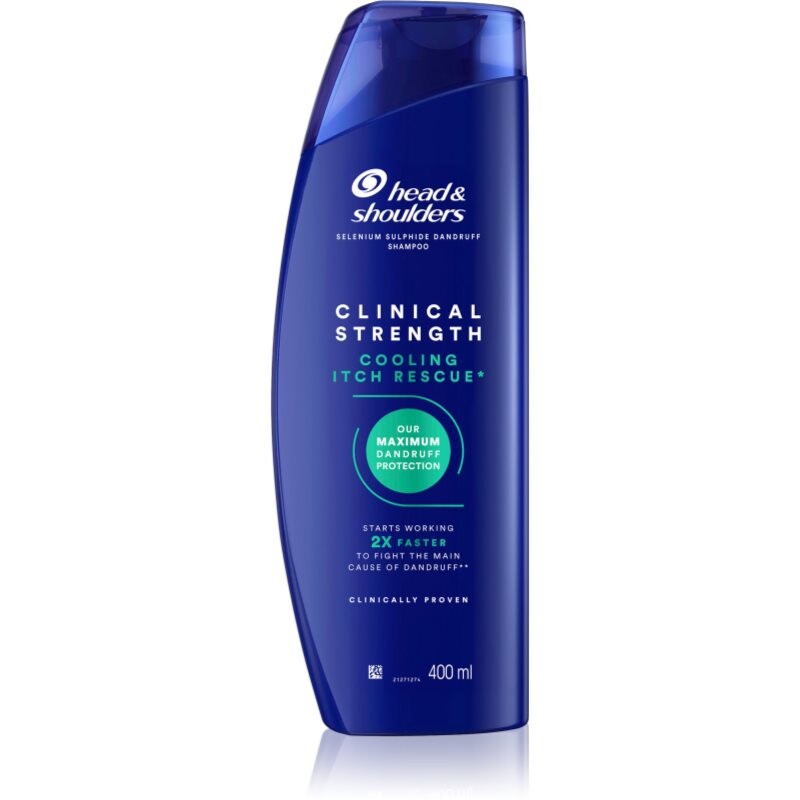Head & Shoulders Cooling Itch Rescue šampón proti lupinám a svrbeniu 400 ml