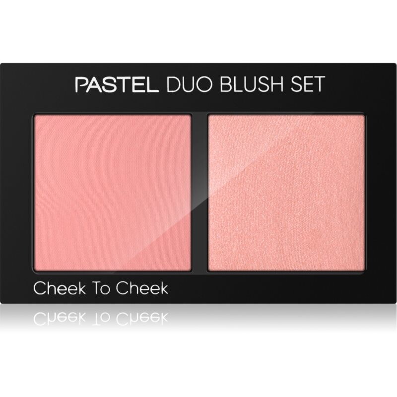 Pastel Profashion Duo Blush Set Cheek To Cheek paleta líceniek odtieň 10 Hot Pink 2x4.3 g