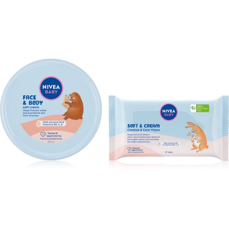 NIVEA BABY Soft sada na detskú pokožku