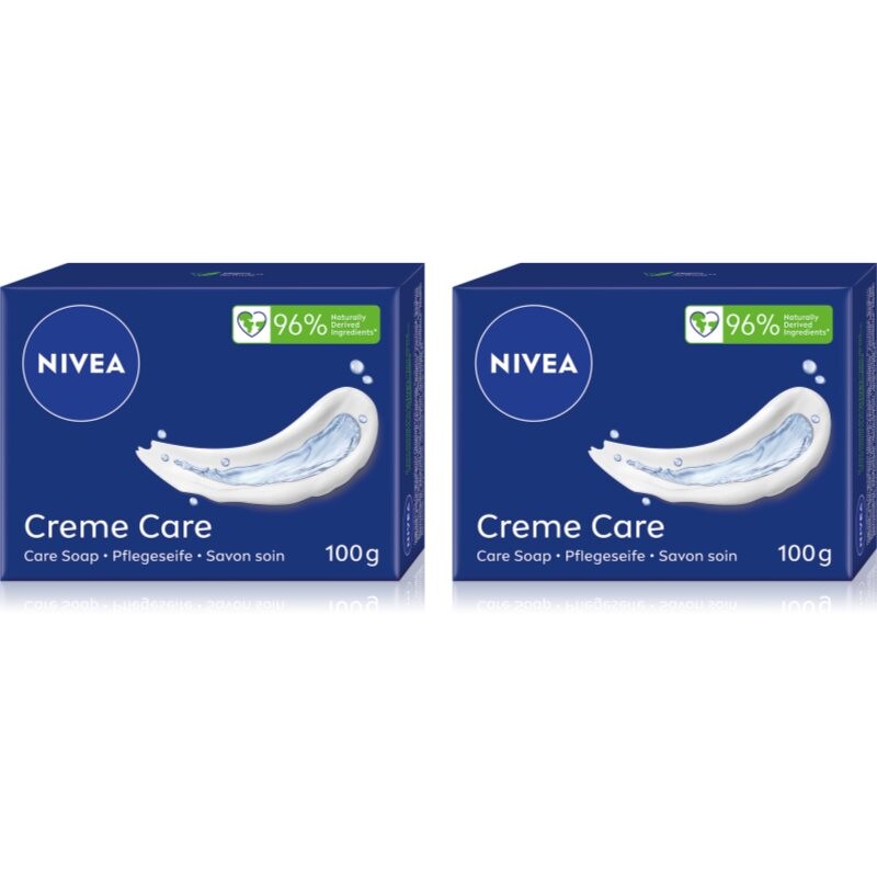 NIVEA Creme Care tuhé mydlo výhodné balenie