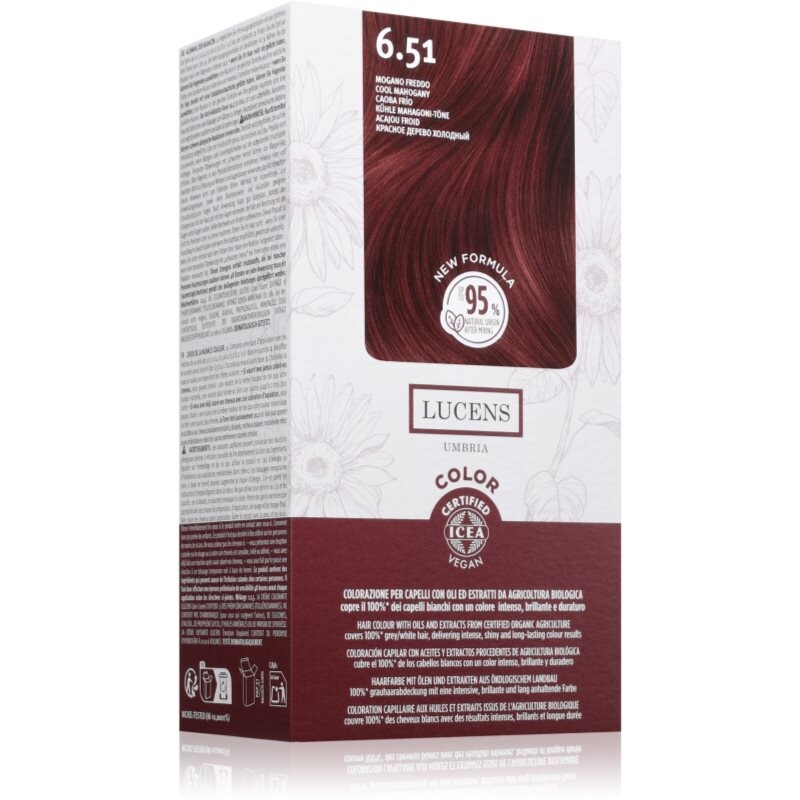 Kemon Group Umbria farba na vlasy odtieň 6.51 Mogano Freddo 50 ml