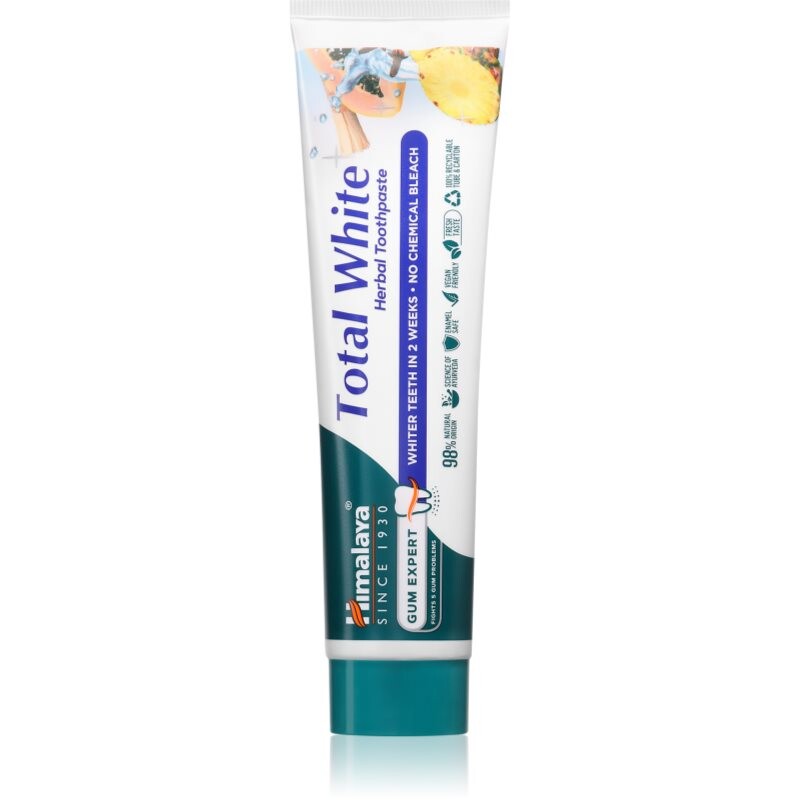 Himalaya Herbals Gum Expert Total White bylinková zubná pasta s bieliacim účinkom 100 ml