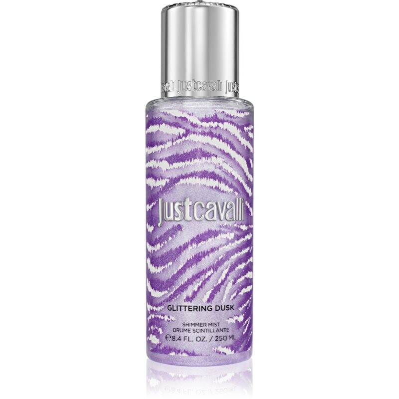 Roberto Cavalli Just Cavalli Glittering Dusk rozjasňujúca hmla na telo pre ženy 250 ml