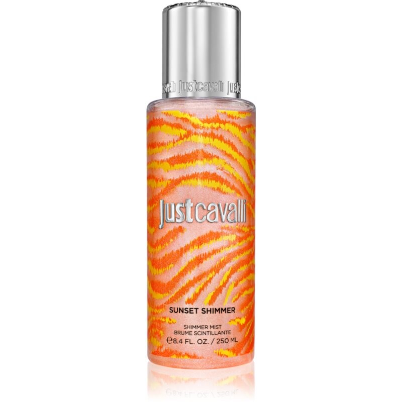 Roberto Cavalli Just Cavalli Sunset Shimmer rozjasňujúca hmla na telo pre ženy 250 ml