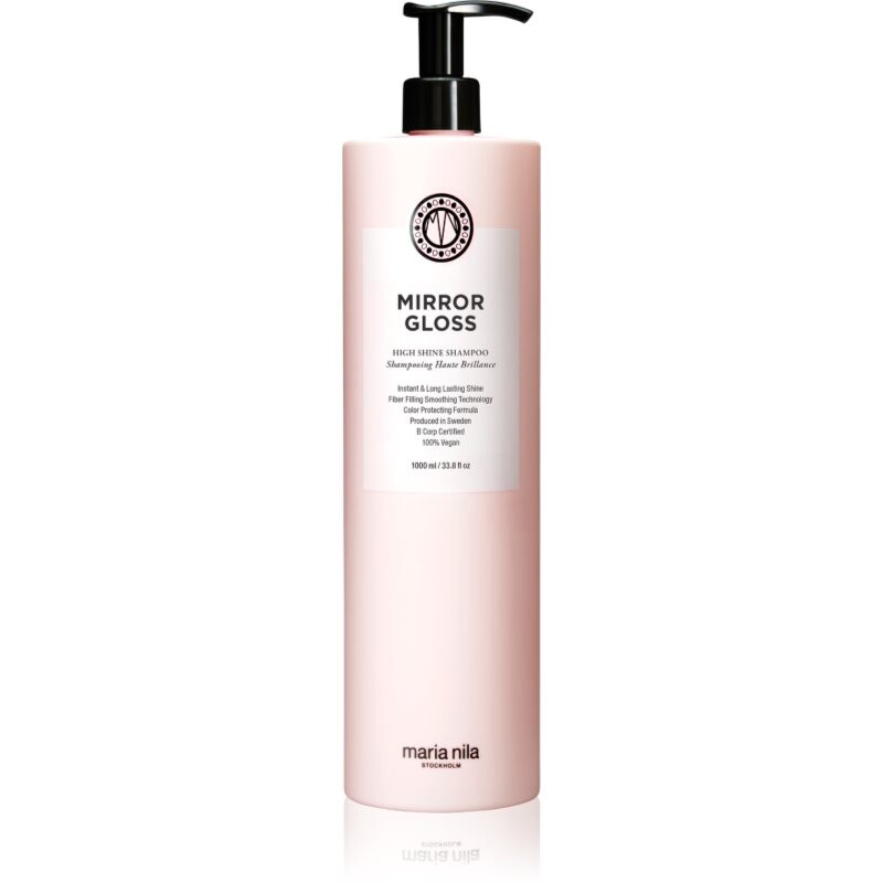 Maria Nila Mirror Gloss Shampoo vyživujúci šampón na lesk a hebkosť vlasov 1000 ml
