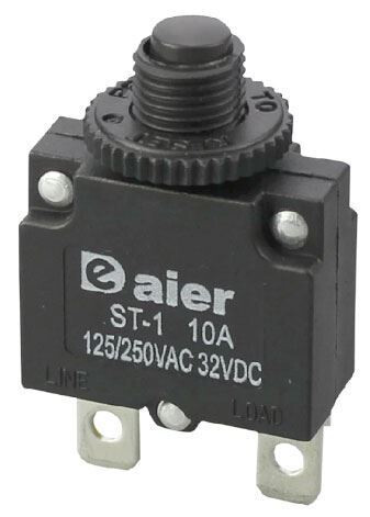 Nadprúdový tepelný istič ST-1 250VAC/6A alebo 32VDC/6A