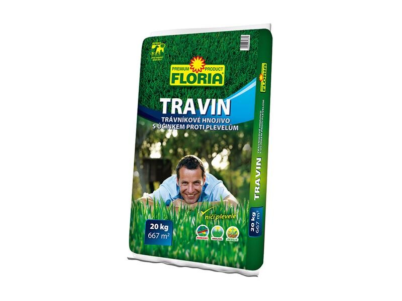 Trávnikové hnojivo FLORIA Travin 20kg