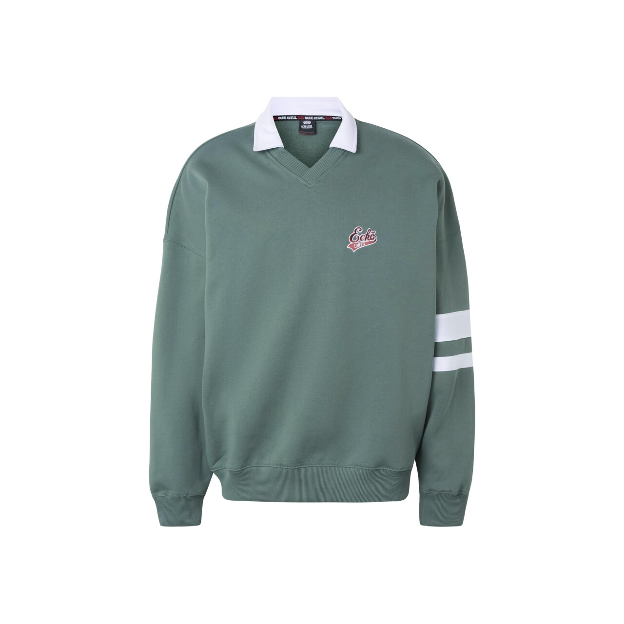 Mikina s golierom Ecko Unltd. Spark - zelená, S