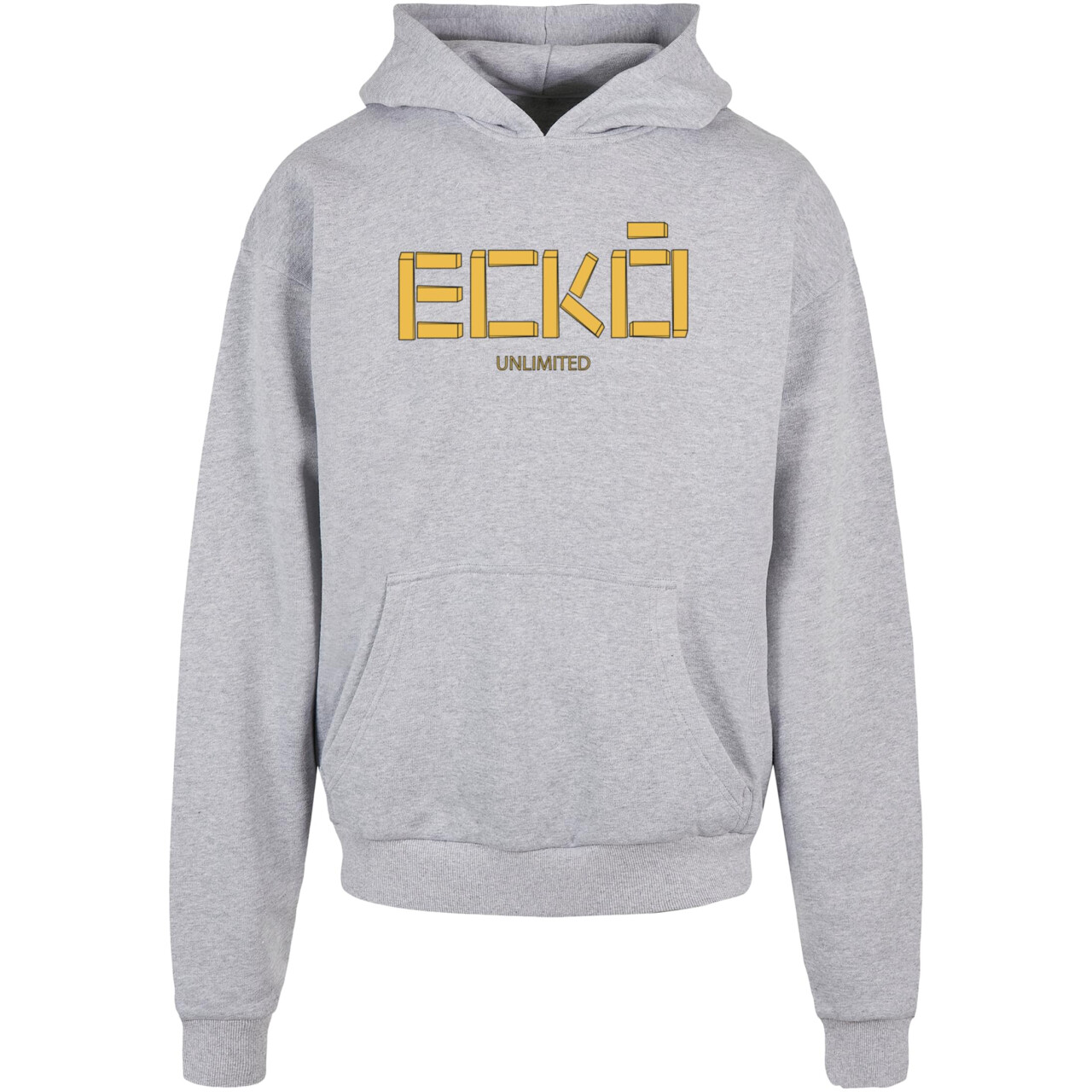 Mikina s kapucňou Ecko Unltd. Sticks - sivá, XXL