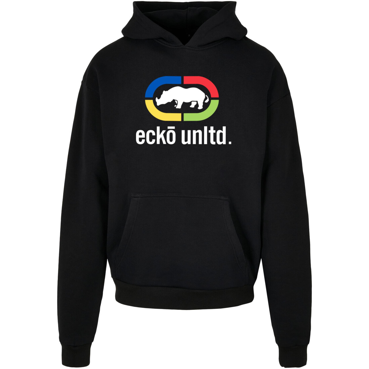Mikina s kapucňou Ecko Unltd. Multcol - čierna, S