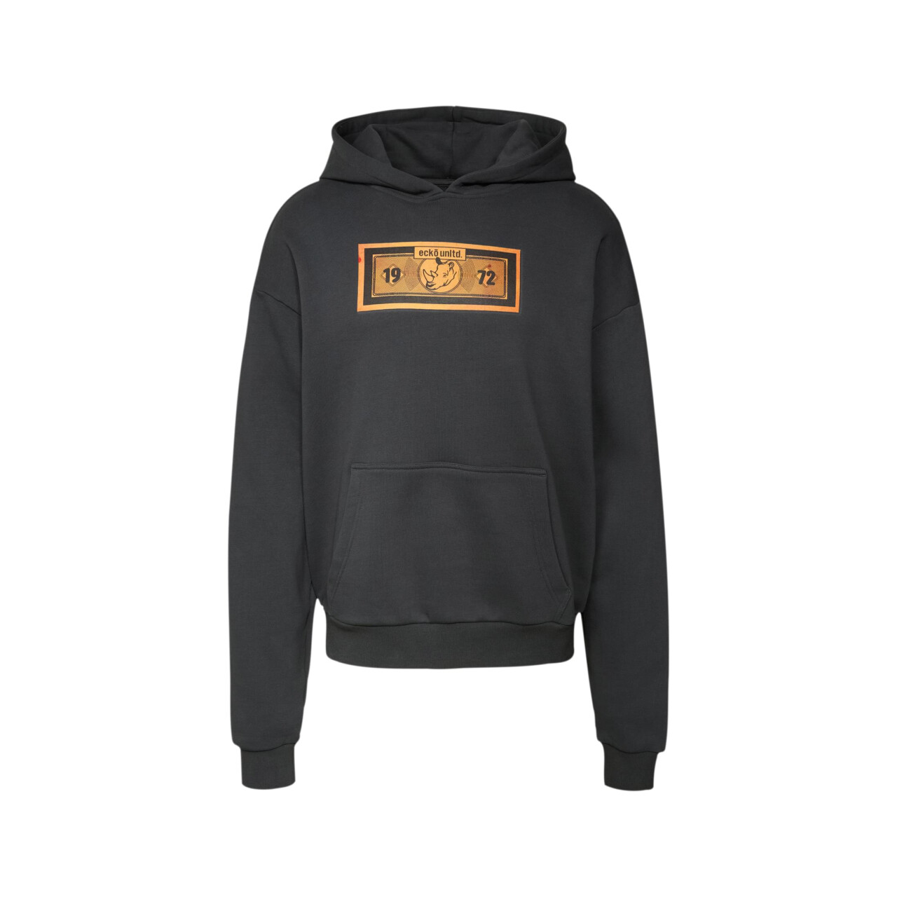 Mikina s kapucňou Ecko Unltd. Money - tmavo sivá, S