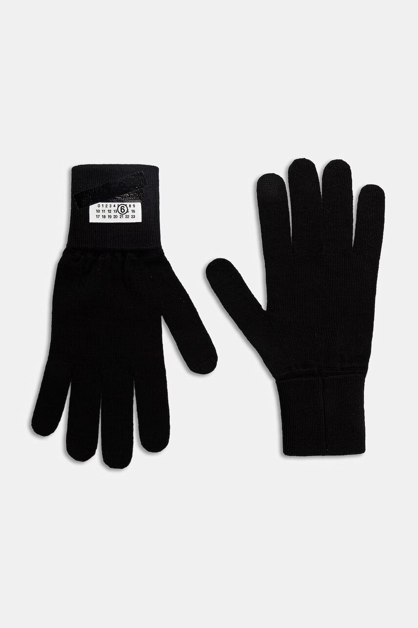 Rukavice s prímesou vlny MM6 Maison Margiela