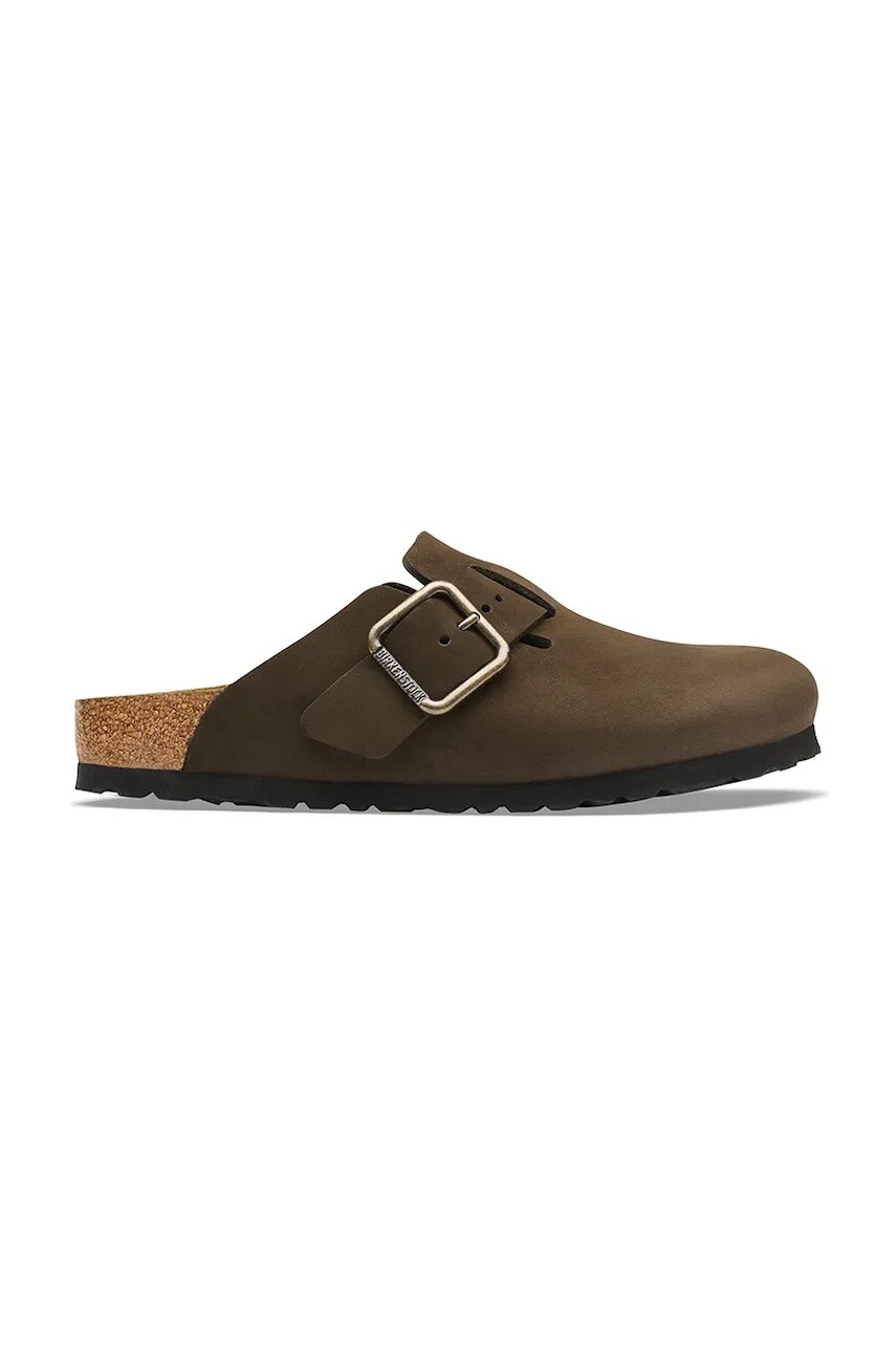 Birkenstock šľapky mules nubukové Boston Wire Buckle Nubuck Leather