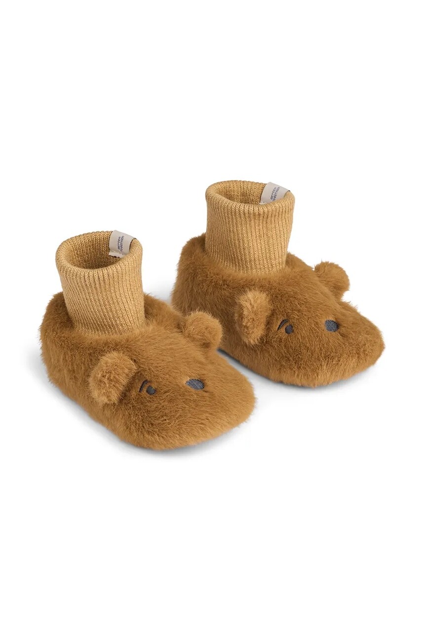 Liewood papuče dojčenské Beth Bear Plush Slipper