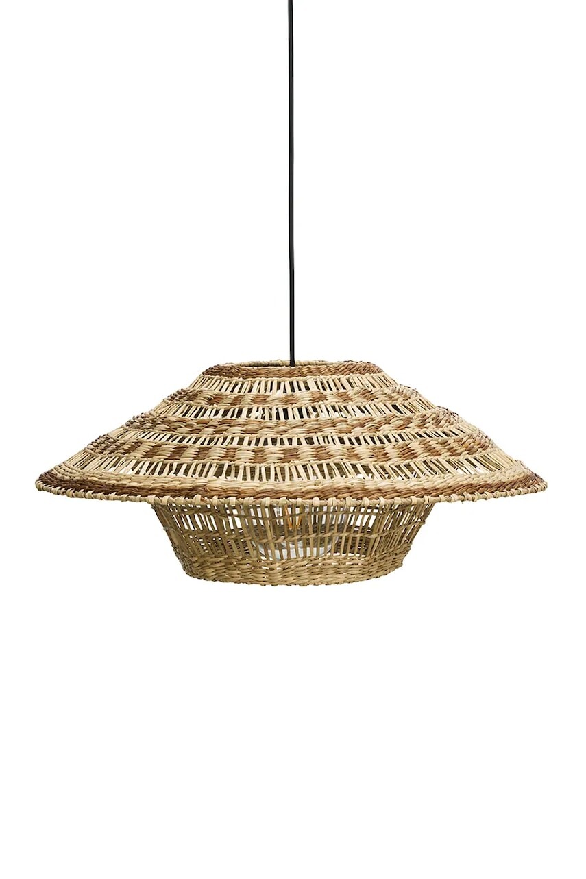Madam Stoltz lampa závesná z morskej trávy 60 x 25 cm