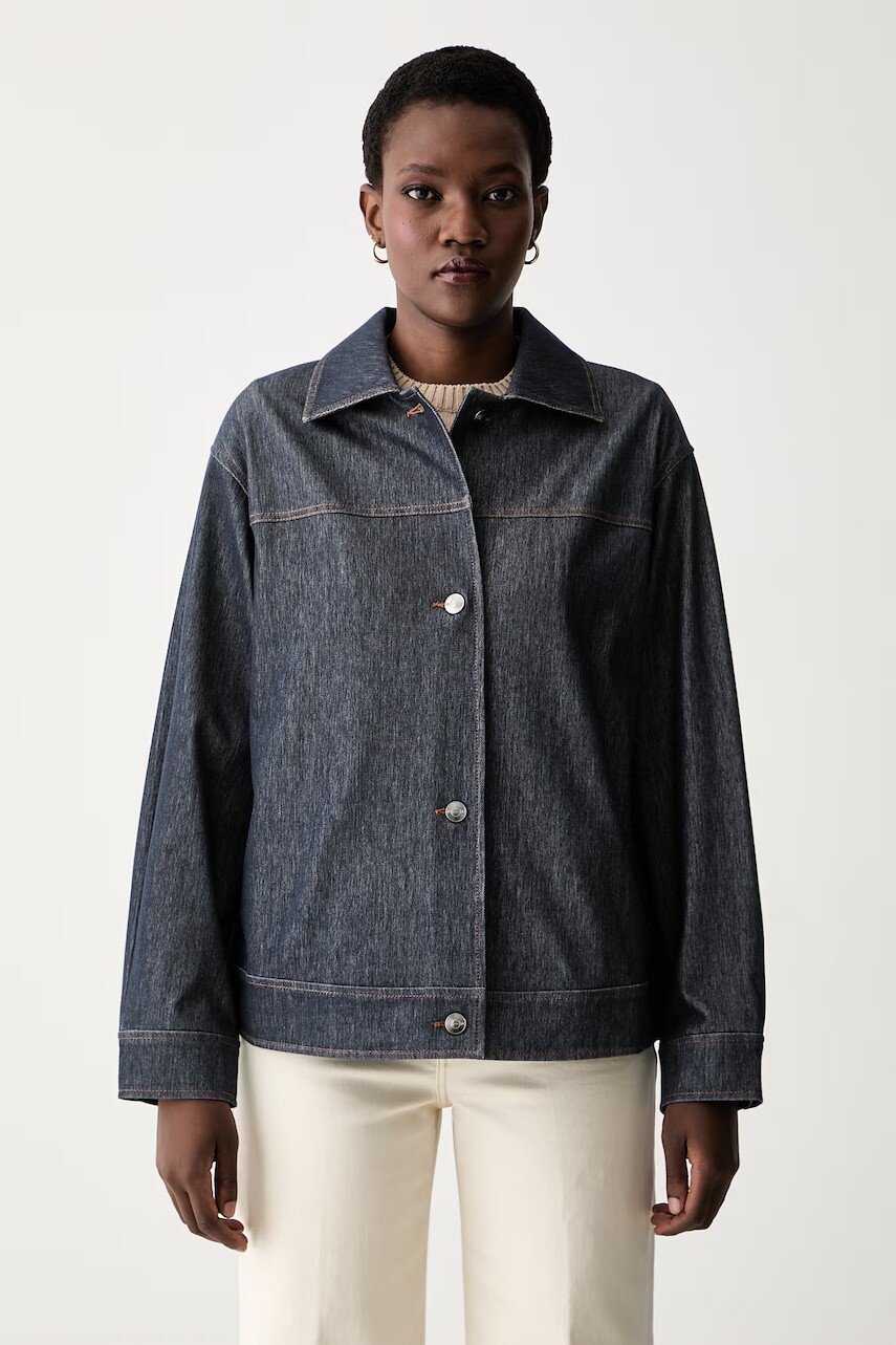 MM by Max Mara bunda dámska rifľová MMLFANTE