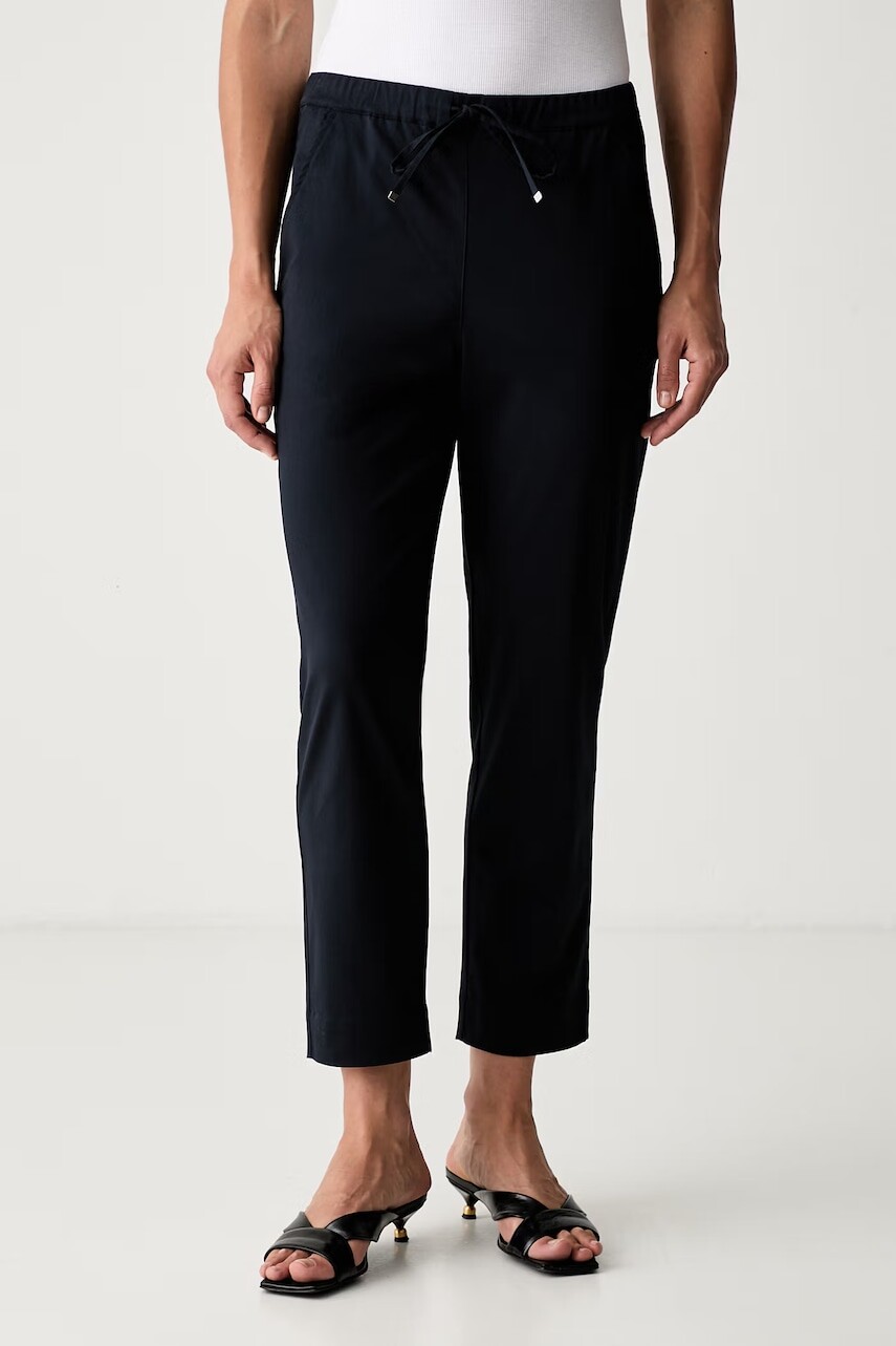 MM by Max Mara nohavice dámske bavlnené s elastanom MMLMARA