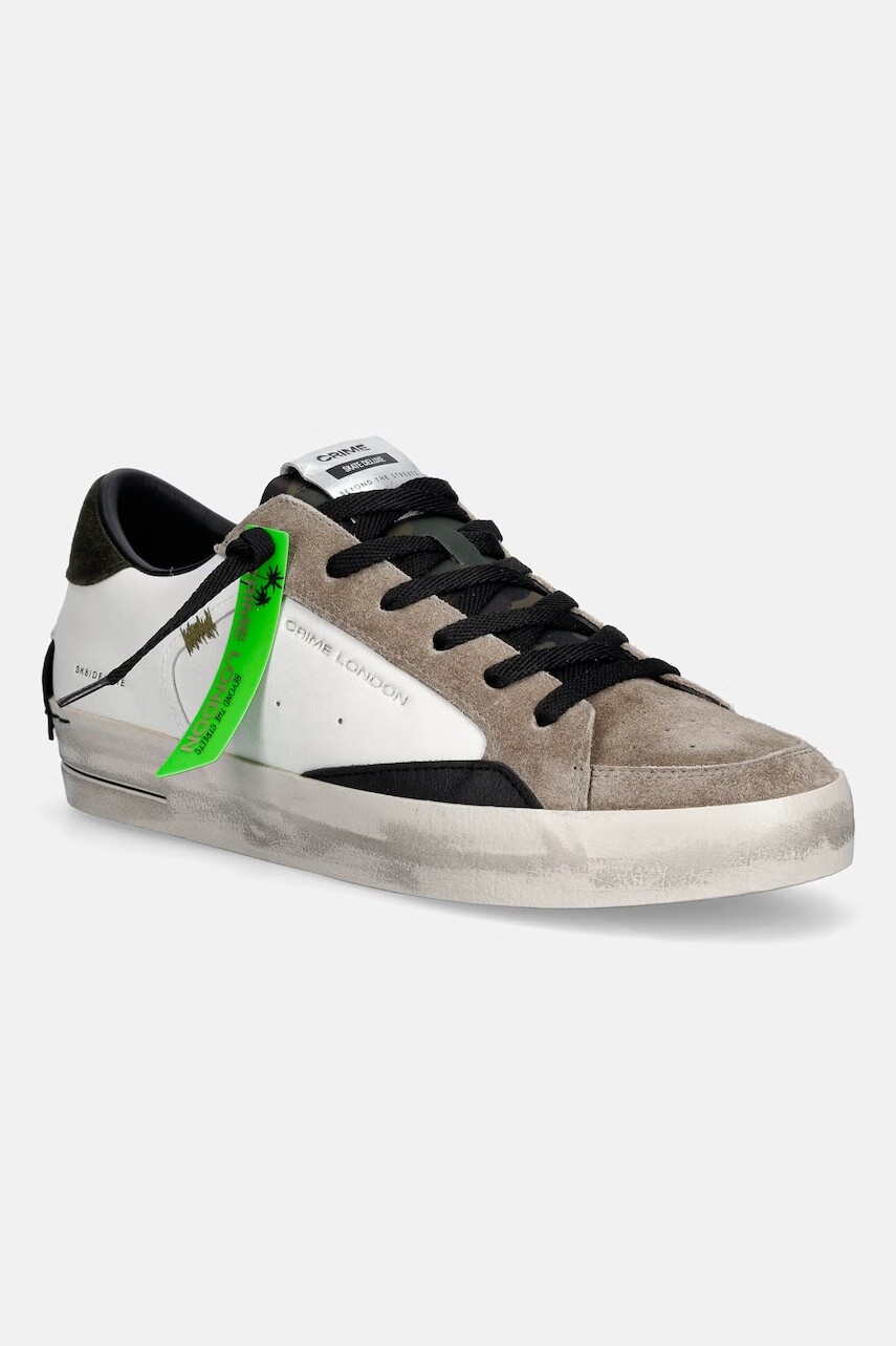 Crime London SK8 DELUXE sneakers pánske kožené