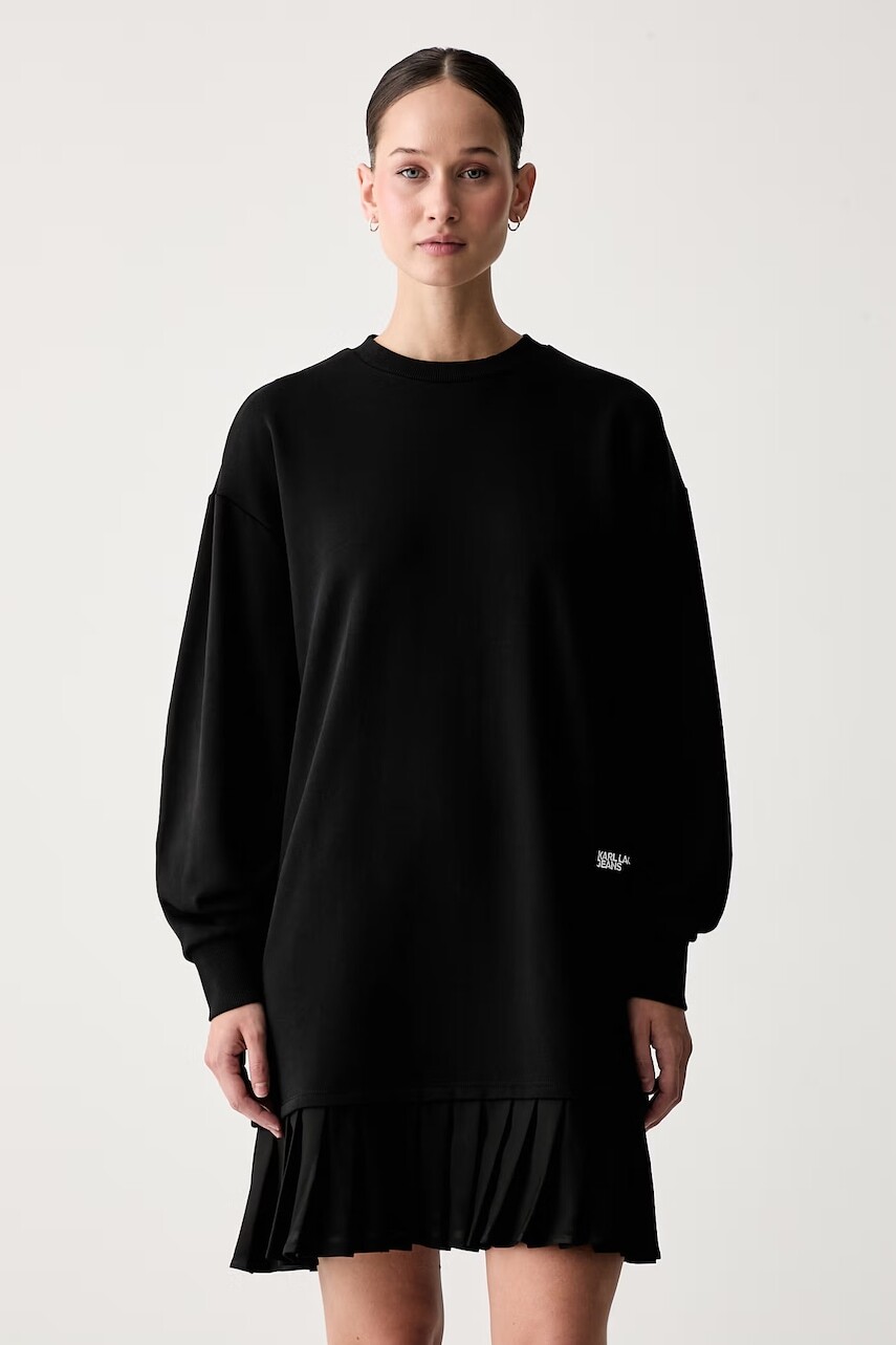 Karl Lagerfeld Jeans oversize šaty bavlnené