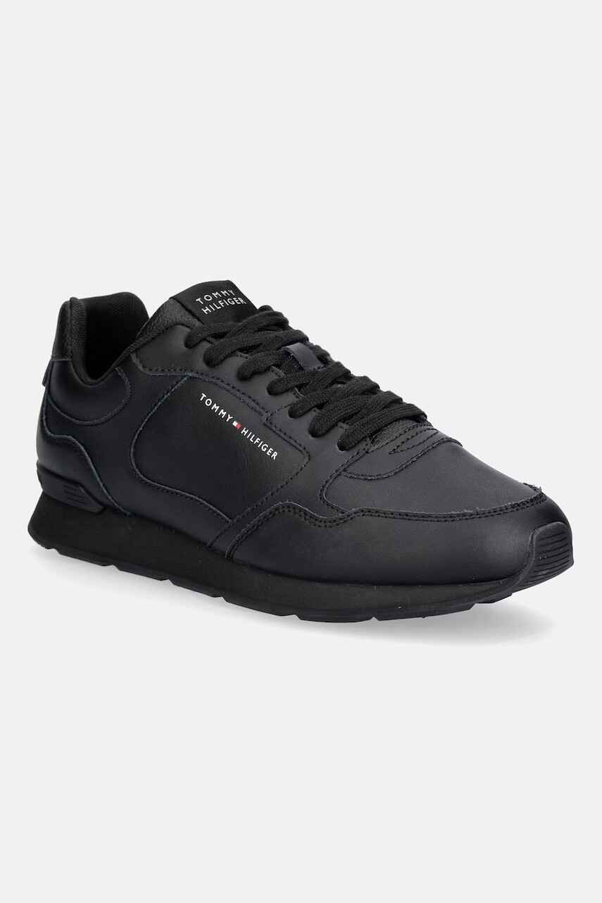 Tommy Hilfiger LIGHT EVA RUNNER LEATHER sneakers pánske kožené