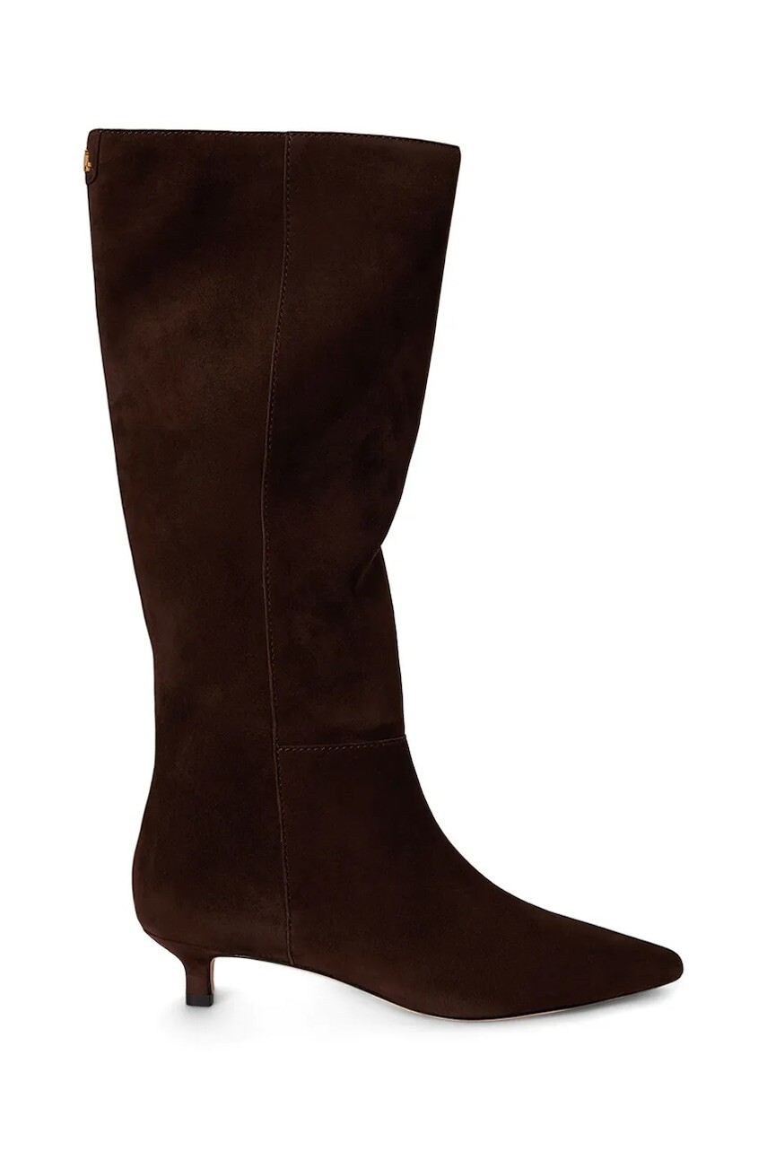 Lauren Ralph Lauren čižmy na ihličkovom podpätku dámske semišové Frncsa Tl Hl