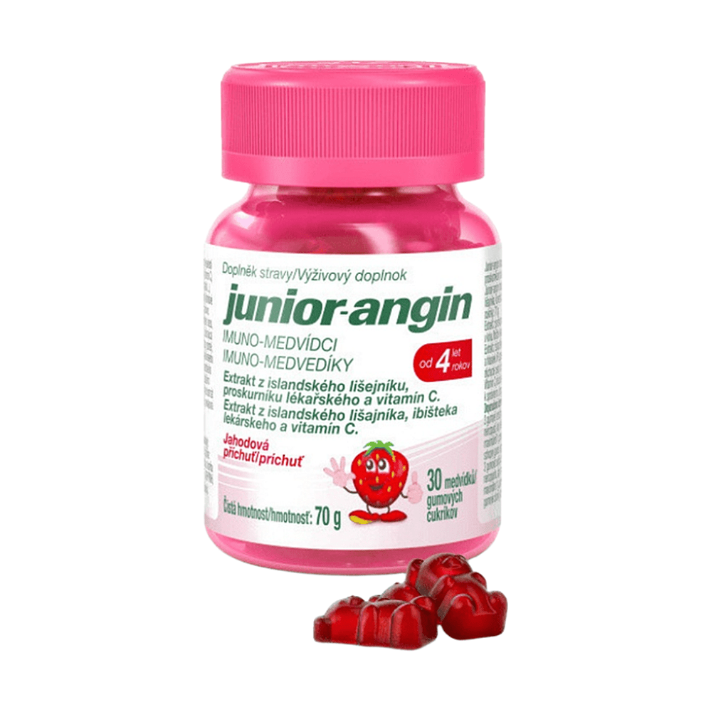 JUNIOR-ANGIN Imuno-medvedíci 30 kusov