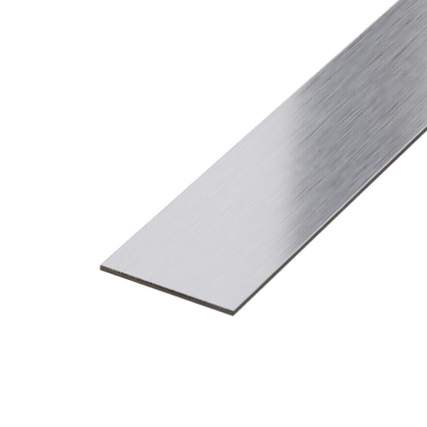 Dekoratívna lišta I 2x90 cm strieborná mat
