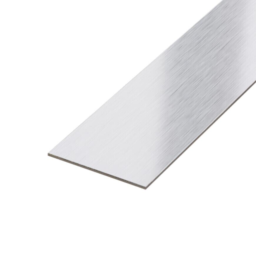 Dekoratívna lišta I 2,8x270 cm strieborná mat