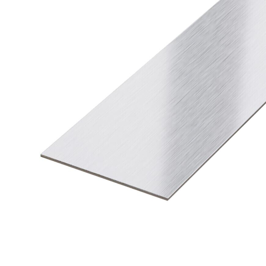 Dekoratívna lišta I 3,8x270 cm strieborná mat