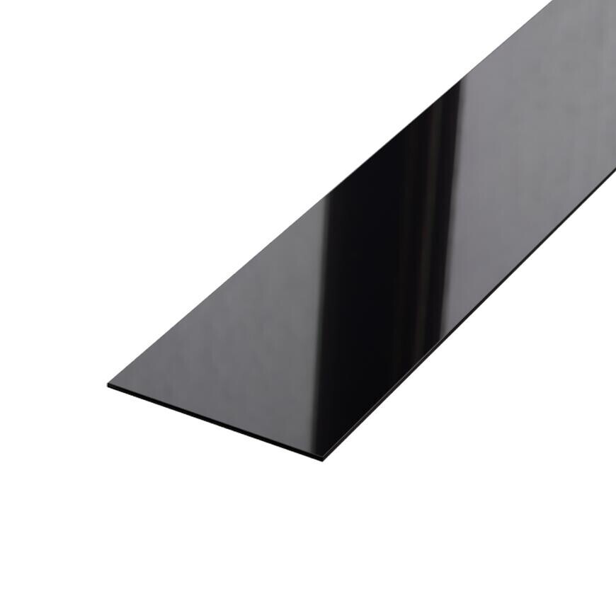 Dekoratívna lišta I 3,8x270 cm čierna lesk